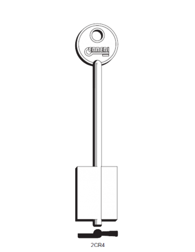 Key blank 2CR4