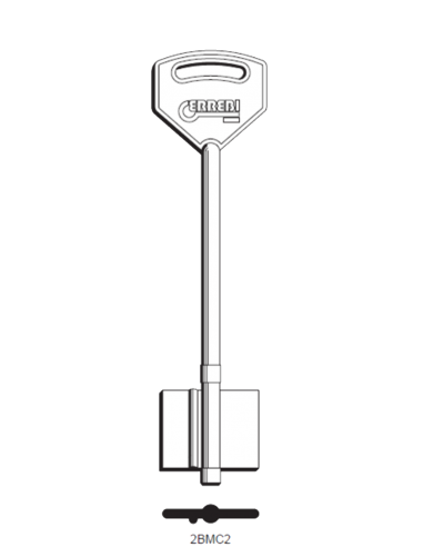 Key blank 2BMC2