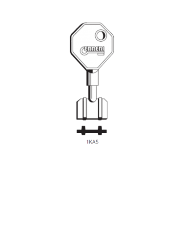 Key blank 1KA5
