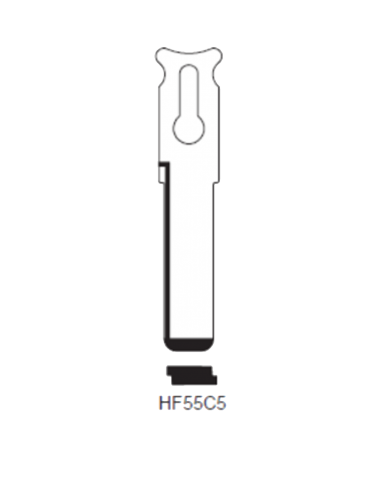 Key blade HF55C5