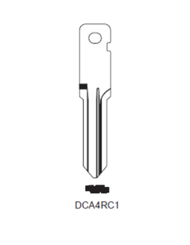 Key blade DCA4RC1