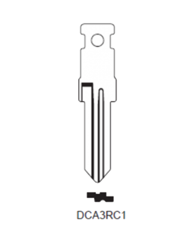 Key blade DCA3RC1