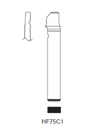 Key blade HF75C1