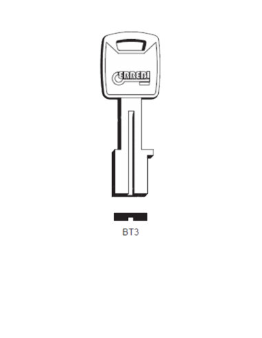 Key blank BT3