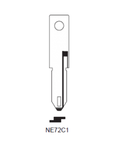 Key blade NE72C1