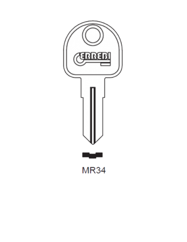 Key blank MR34