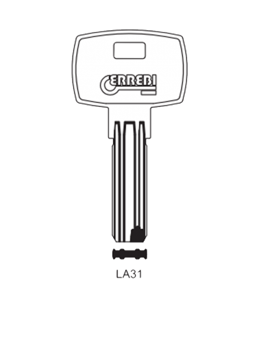 Key blank LA31