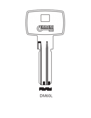 Key blank DM60L