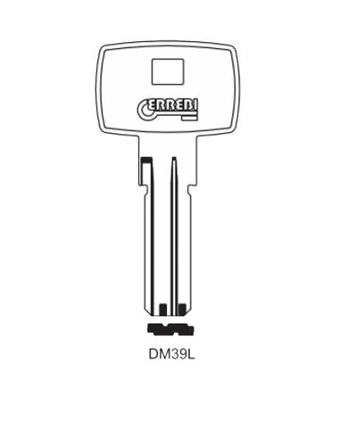 Key blank DM39L
