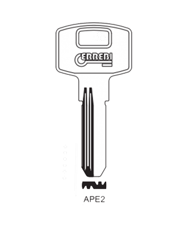 Key blank APE2