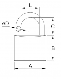 Padlock Ifam Start 60 2
