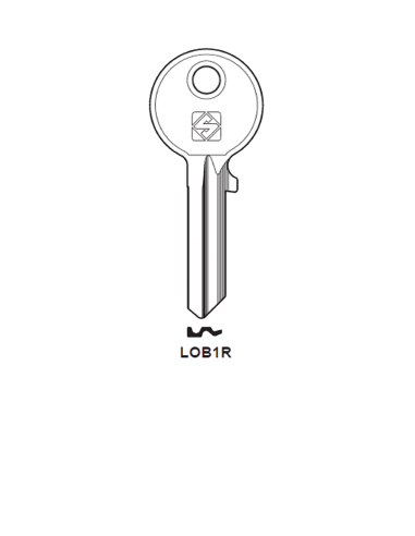 Key blank LOB1R
