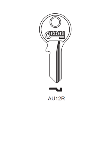 Key blank AU12R