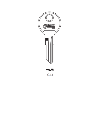 Key blank GZ1