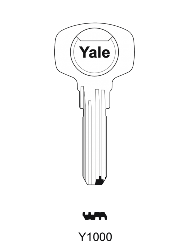 Key blank Yale Y1000