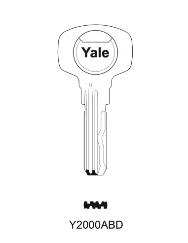 Key blank Yale Y2000 ABD