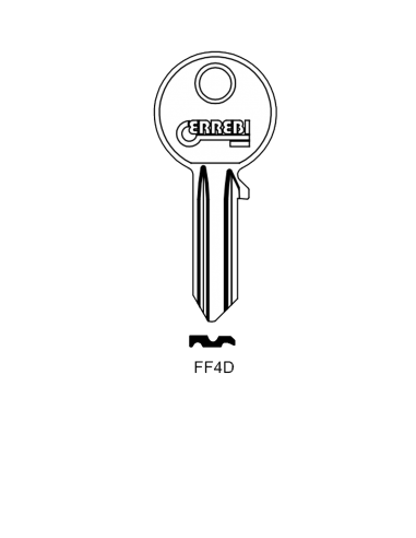 Key blank FF4D