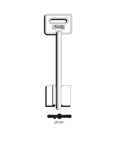 Key blank 2RUB1