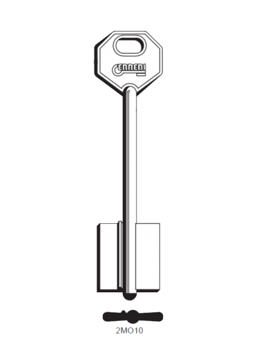 Key blank 2MO10