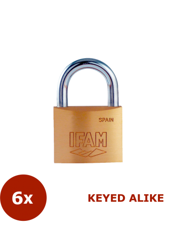 Padlock Ifam Start 25KA (6 locks)