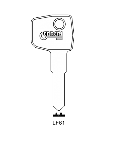 Key blank LF61