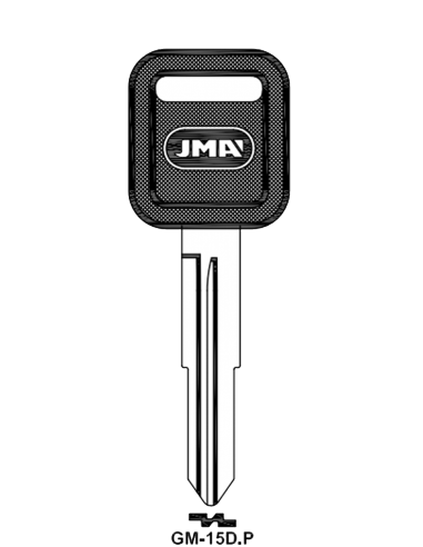 Key blank GM-15DP
