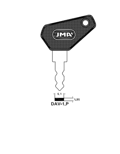 Key blank DAV-1P