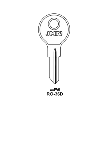 Key blank RO-36D
