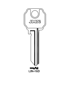 Key blank LIN-16D