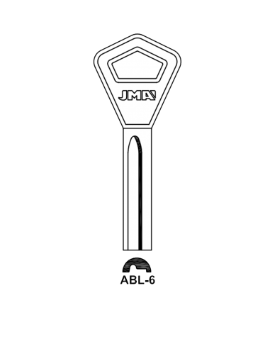Key blank ABL-6