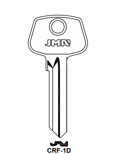 Key blank CRF-1D