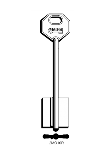 Key blank 2MO10R