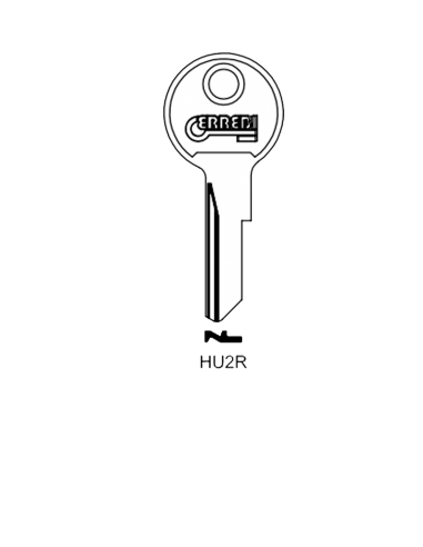 Key blank HU2R