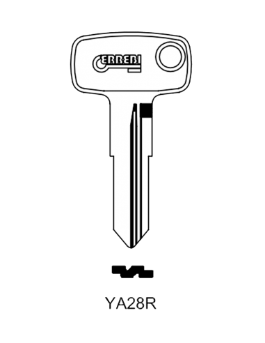 Key blank YA28R