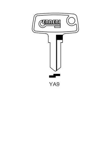 Key blank YA9