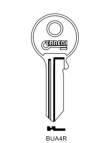 Key blank BUA4R