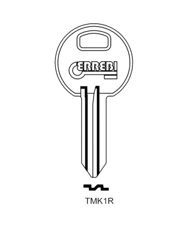 Key blank TMK1R