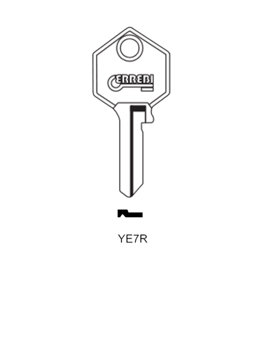 Key blank YE7R
