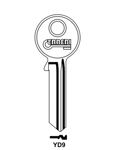 Key blank YD9