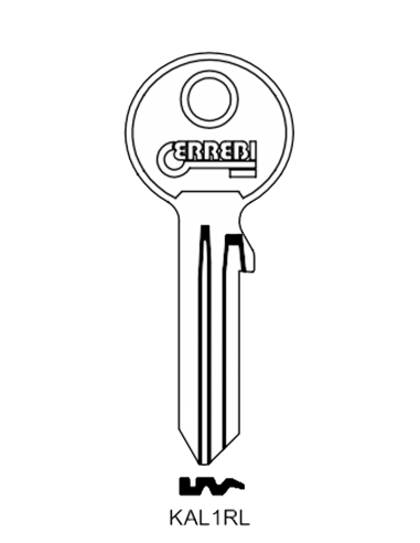 Key blank KAL1RL
