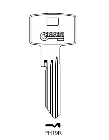 Key blank PH19R