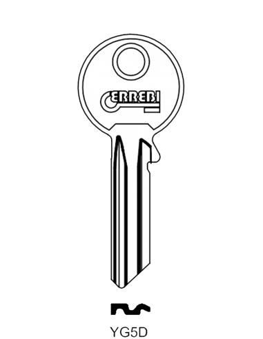 Key blank YG5D