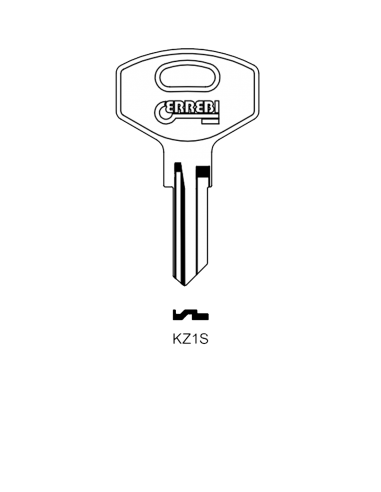 Key blank KZ1S