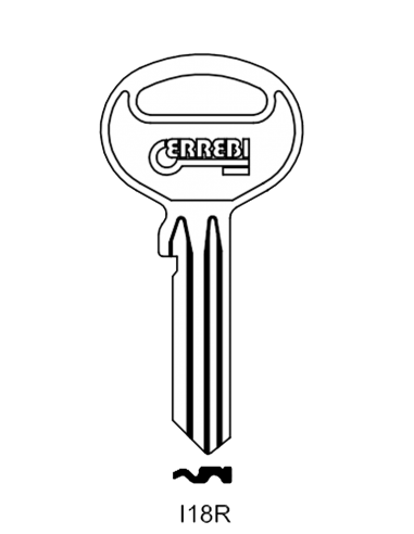 Key blank I18R