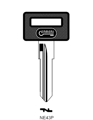 Key blank NE43P