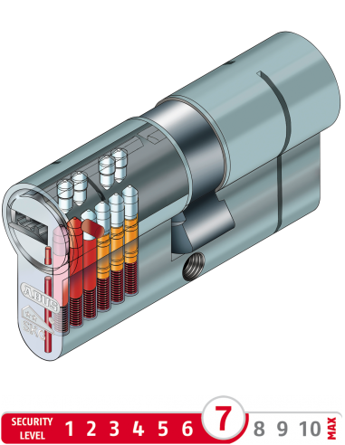 Lock Cylinder Abus D10 80 40X40K mm...
