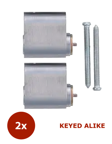 Scandinavian lock cylinders 2 units...