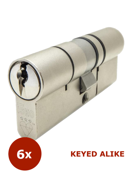 Lock cylinder Iseo F6 Extra 60 30X30 mm SKG*** Keyed Alike (6 units)