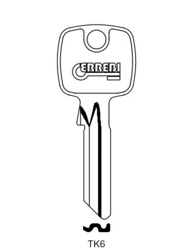Key blank TK6
