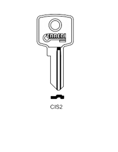 Key blank CIS2